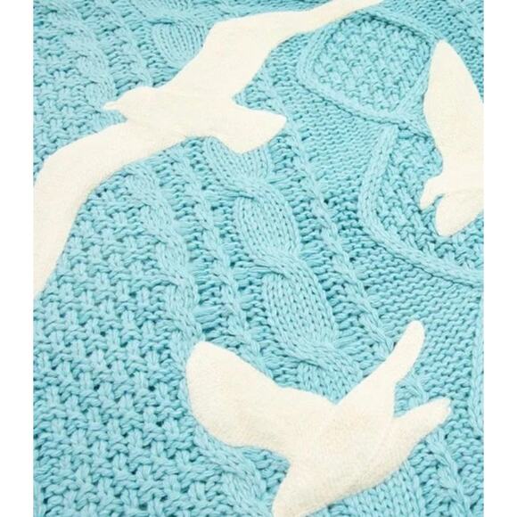 (XS/S) Taylor Swift 1989 (Taylor’s Version) Cardigan Blue White - Picture 3 of 6